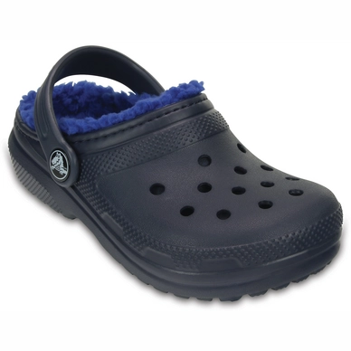 Sandaal Crocs Classic Lined Clog Kids Navy/Cerulean Blue