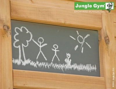 Speelset Jungle Gym Crazy Playhouse + Platform CXL Rood