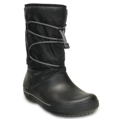 Snowboot Crocs Crocband 2.5 inch Boot Women Black Charcoal