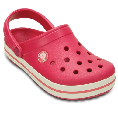 Sandaal Crocs Crocband Kids Raspberry/White