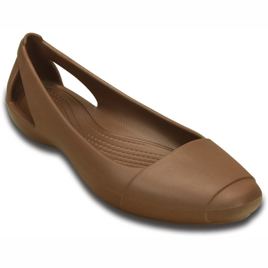 Ballerina Crocs Sienna Flat Women Bronze