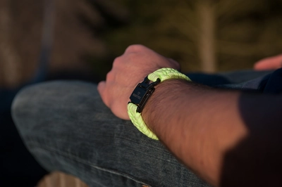 Armband Rubytec Gibbon Wrist Wizard Glow Green Extra S