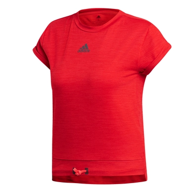 Tennisshirt Adidas Women Mcode Tee Scarlet Shock Red