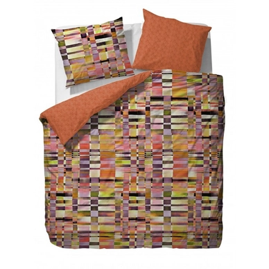 Taies d'oreiller Essenza Dali Apricot Satin (65 x 65 cm)