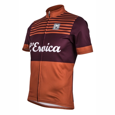 Fietsshirt Santini Eroica Jersey Chianti Print