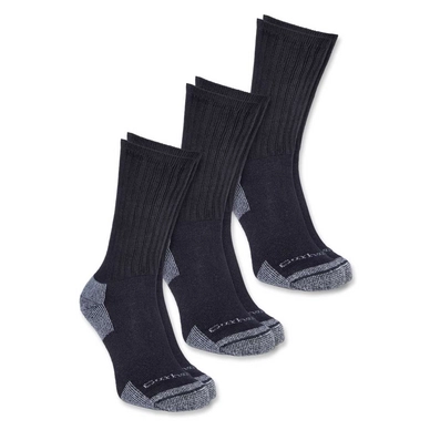 Sokken Carhartt Men All-Season Cotton Sock Black (3-delig)