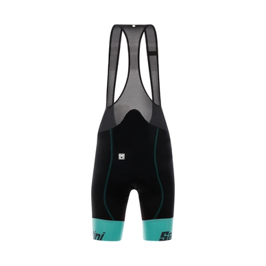 Fietsbroek Santini Women Wave Bib Shorts C3W Padding Acqua