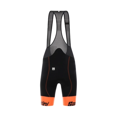 Fietsbroek Santini Women Wave Bib Shorts C3W Padding Orange