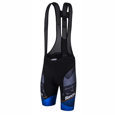 Fietsbroek Santini Interactive Bib-Shorts Mig Pad Royal Blue