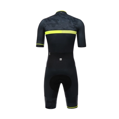 Speedsuit Santini Men River Road Skinsuit C3 Pad Yellow