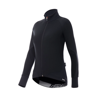 Fietsjack Santini Women Beta Winter Jacket Black