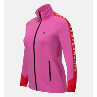 Vest Peak Performance Women's Rider Stretch Half Zip Vibrant Pink