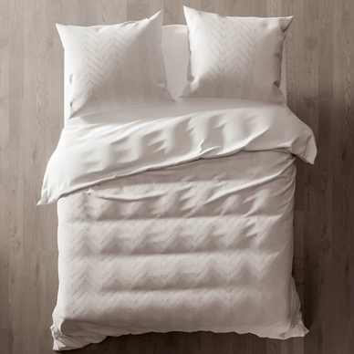 Dekbedovertrek Heckett & Lane Mint Percal White