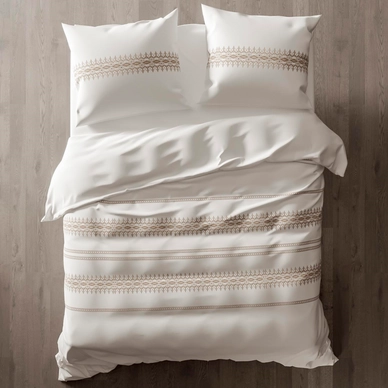 Dekbedovertrek Heckett & Lane Vitaly Percal White Gold