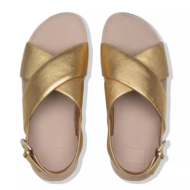 FitFlop Lulu™ Cross Back Strap Sandals Leather Artisan Gold