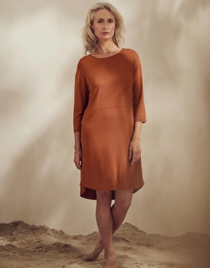 3---Lykke_Uni_Nightdress_3_4_sleeve_Marron_100078_516_LR_S1_P