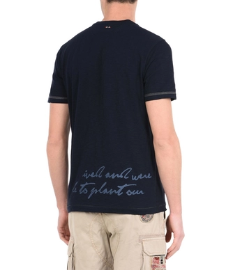T-Shirt Napapijri Men Stak Blu Marine