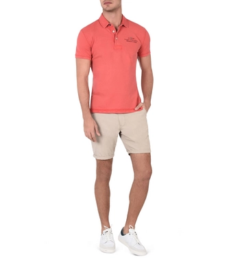 Polo Napapijri Men Elbas Stretch Coral
