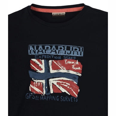 T-Shirt Napapijri Youth Solex Blu Marine