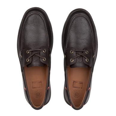 FitFlop Men Lawrence™ Boat Shoes Men Chocolate