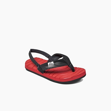 Slipper Kids Reef Grom Roundhouse Red Black