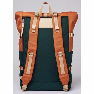 3---Rugzak Sandqvist Bernt Multi Dark Green Orange-3