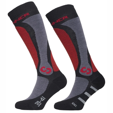 Skisok Sinner Pro Socks Blue Red (2 paar)