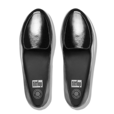 Ballerina FitFlop Sneakerloafer™ Black Patent