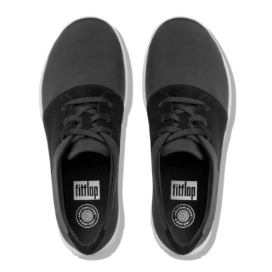 Sneaker FitFlop Sporty-Pop™ Suede Black