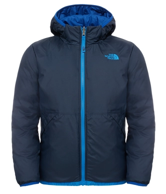 Winterjas The North Face Boy's Reversible Moondoggy Honor Blue