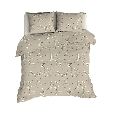 3---TEXTAP Winterblossom flanel beige-taupe HR