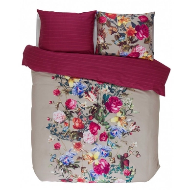 Housse de Couette Essenza Teresa Beige Satin de Coton