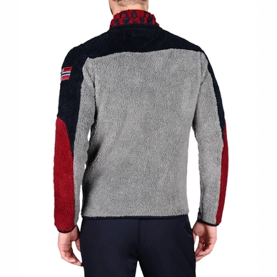 Vest Napapijri Yupik Stand Multicolour Red Black Grey Men