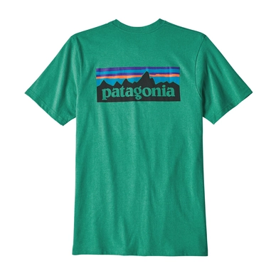 T-shirt Patagonia Men's P-6 Logo Responsibili-Tee Beryl Green
