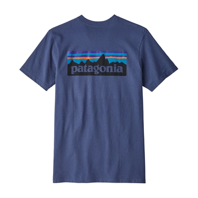 T-shirt Patagonia Men's P-6 Logo Responsibili-Tee Dolomite Blue