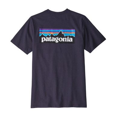 T-shirt Patagonia Men's P-6 Logo Responsibili-Tee Piton Purple