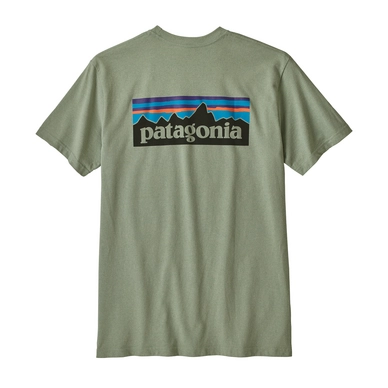 T-Shirt Patagonia Men's P-6 Logo Responsibili-Tee Celadon