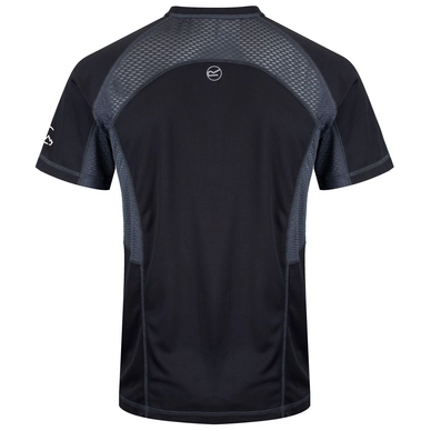 T-Shirt Regatta Mens Breakbar III Black/Seal Grey
