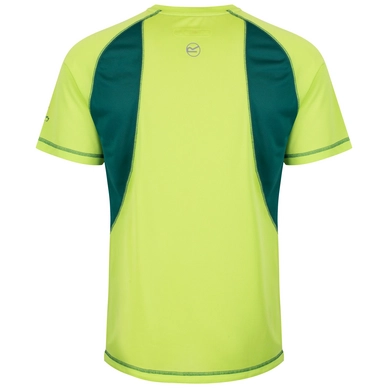 T-Shirt Regatta Mens Volito II Lime Zest Green/Hunter Green