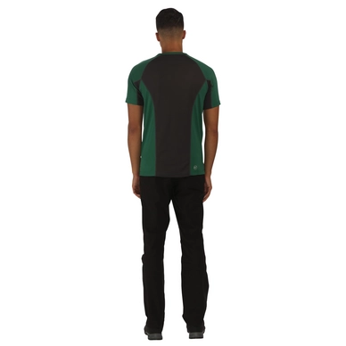T-Shirt Regatta Mens Virda Hunter Green/Seal Grey