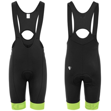 Fietsbroek Briko Classic Bibshort Black Green Lime