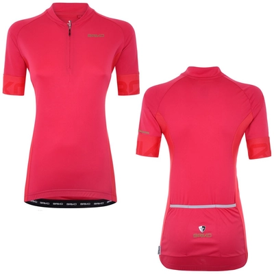 Fietsshirt Briko Classic Lady Jersey New Red Rubine