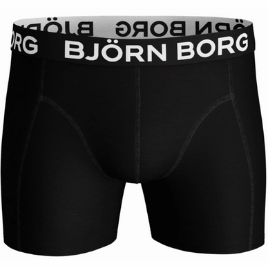 Boxershort Björn Borg Men Core Solid Black & White Black (2-pack)