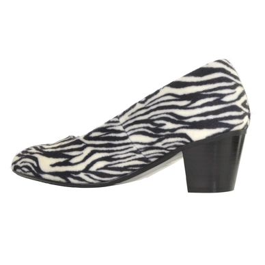 Dames Schoen JJ Footwear Duisburg Zwart/Wit Voetbreedte H