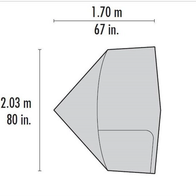 Tent MSR Elixir Gear Shed Grey