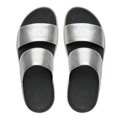 Sandaal FitFlop Loosh™ Slide Leather Silver