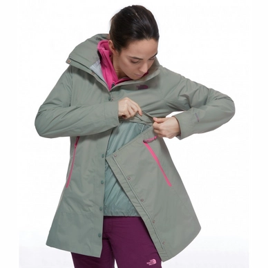 Jas The North Face W Fran Zip Off Jacket Laurel Wreath Green
