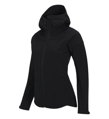 Ski Jas Peak Performance Women Adventure Hooded Jacket Black