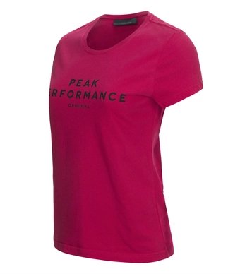 T-shirt Peak Performance Women Logo Tee Short-Sleeved True Pink