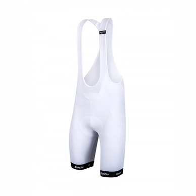 Fietsbroek Santini Gara 2.0 Bib-Shorts Git Pad White